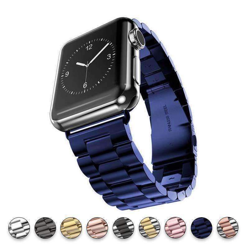 Accessories blue / 38mm/40mm Apple watch sport strand band, Link band, 44mm, 42mm, 40mm, 38mm, Series 1 2 3 4 Stainless Steel, US Fast shipping
