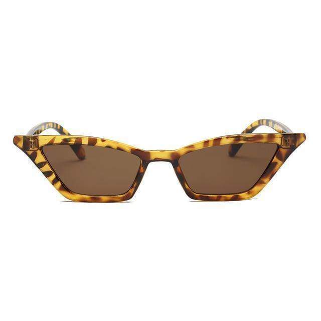 Accessories bronze / with Sunglasses Bag Retro Vintage Sunglasses Women Cat Eye