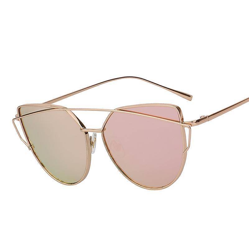 accessories Cat Eye Mirror Shades Sunglasses