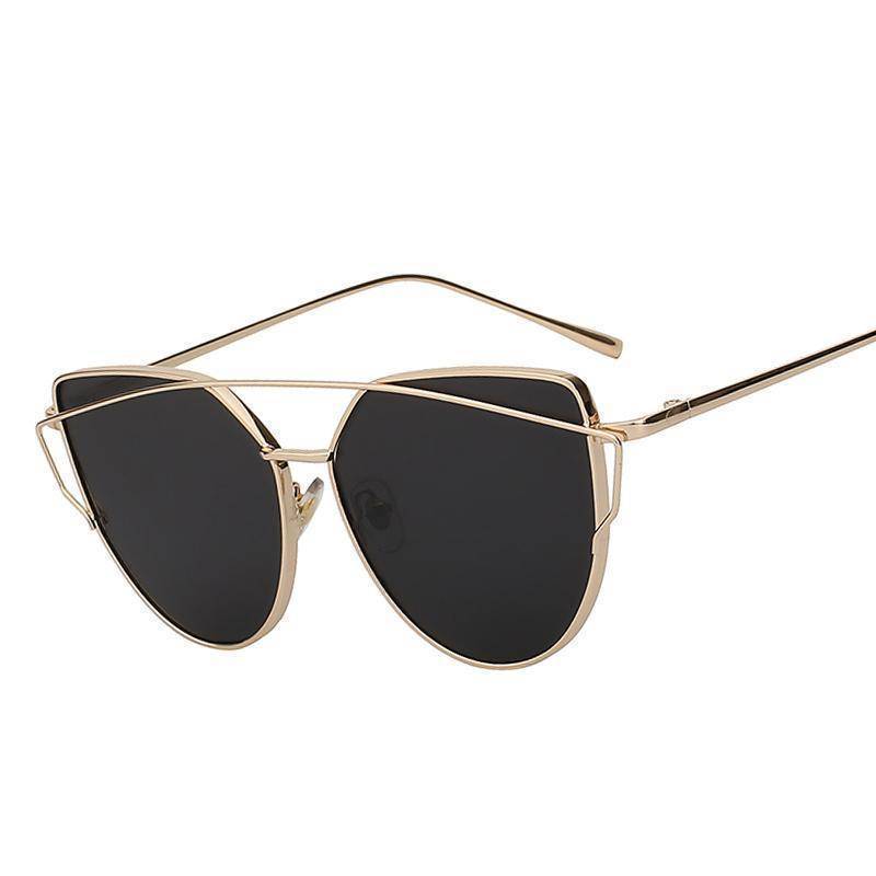 accessories Cat Eye Mirror Shades Sunglasses