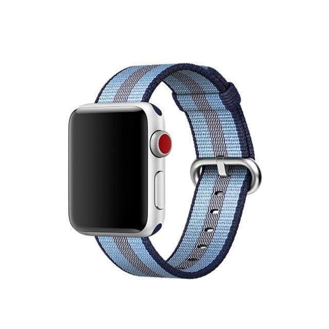 accessories Dark blue / 38mm / 40mm Apple Watch Series 5 4 3 2 Band, Best Apple watch band Nylon Woven Loop 38mm, 40mm, 42mm, 44mm