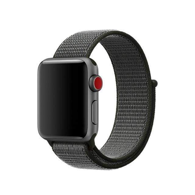 Apple Watch band Nylon Sport Loop Strap 7 6 5 bracelet hook and loop