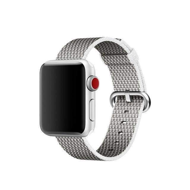 accessories gray / 38mm / 40mm Apple Watch Series 5 4 3 2 Band, Sport Woven Nylon Strap, Wrist bracelet belt fabric-like nylon band for iwatch 38mm, 40mm, 42mm, 44mm - US Fast Shipping