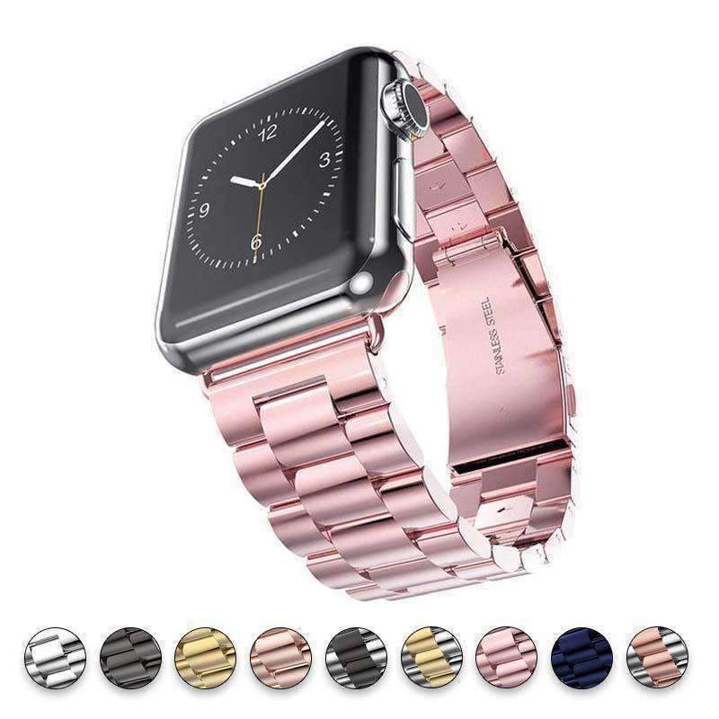 Accessories Pink / 38mm/40mm Apple watch sport strand band, Link band, 44mm, 42mm, 40mm, 38mm, Series 1 2 3 4 Stainless Steel, US Fast shipping