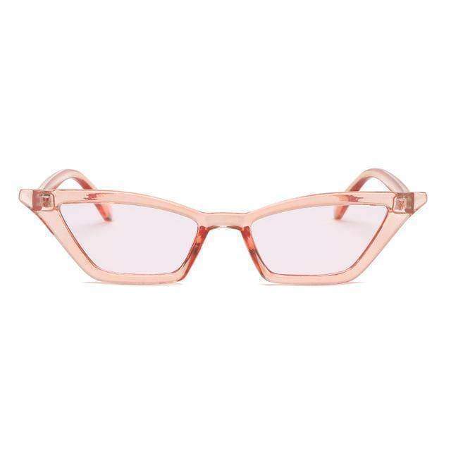 Accessories pink / with Sunglasses Bag Retro Vintage Sunglasses Women Cat Eye