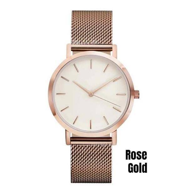 Accessories Rose Gold Minimalist Unisex Designer Watches