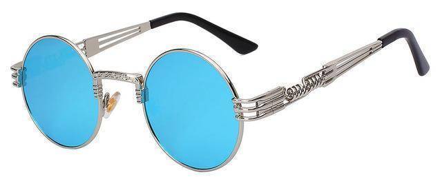 10 Colors, Gothic Steampunk  Unisex Metal Round Sunglasses UV400