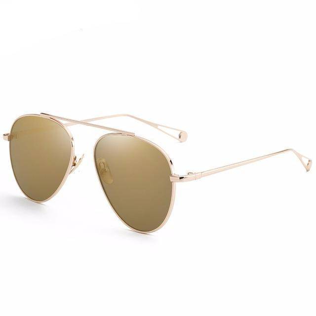 acessories Gold Mirror Retro sunglasses