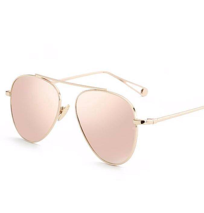 acessories Pink Mirror Retro sunglasses