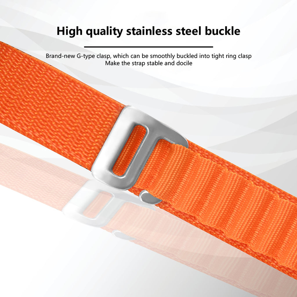 Loop Strap for Apple Watch Ultra Band 49mm 45mm 41mm 44mm 40mm 42mm 38mm Nylon Bracelet Iwatch Series 8 Ultra 7 6 5 4