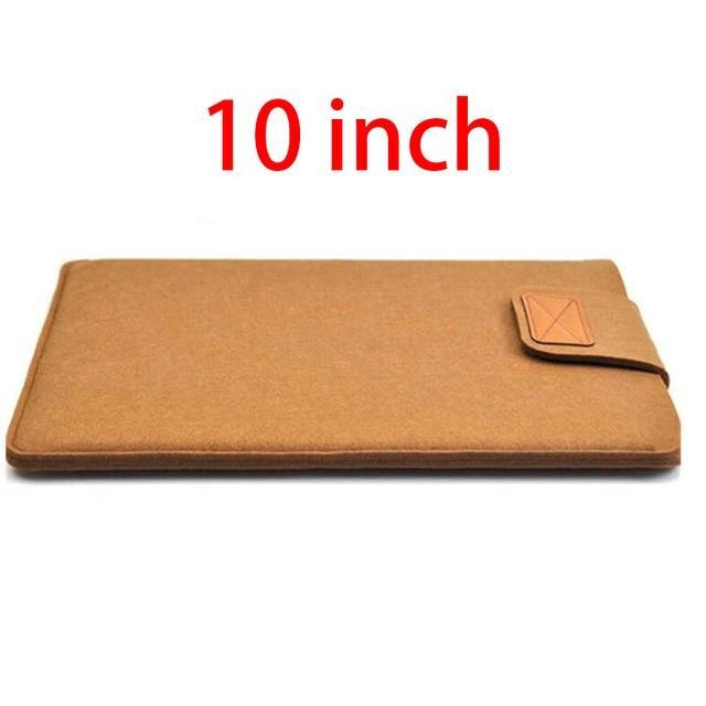 7.9-10'' Sleeve Bag Case Universal Wool Felt Fabric Tablet Cover for ipad 2018 air 1 mini huawei Samsung 10.1 MIpad 4 Pouch Capa