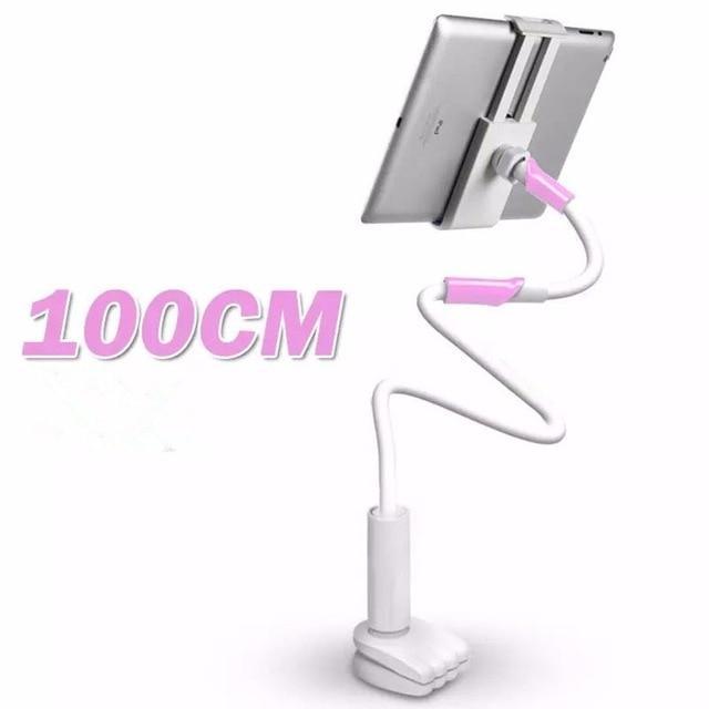 Apple 100cm pink Universal Long Arm Tablet Stand Holder For Samsung Ipad Air Mini Xiaomi Mipad Kindle 4.0 To 11 inch Phone & Tablet Stand Holder - USPS US fast shipping