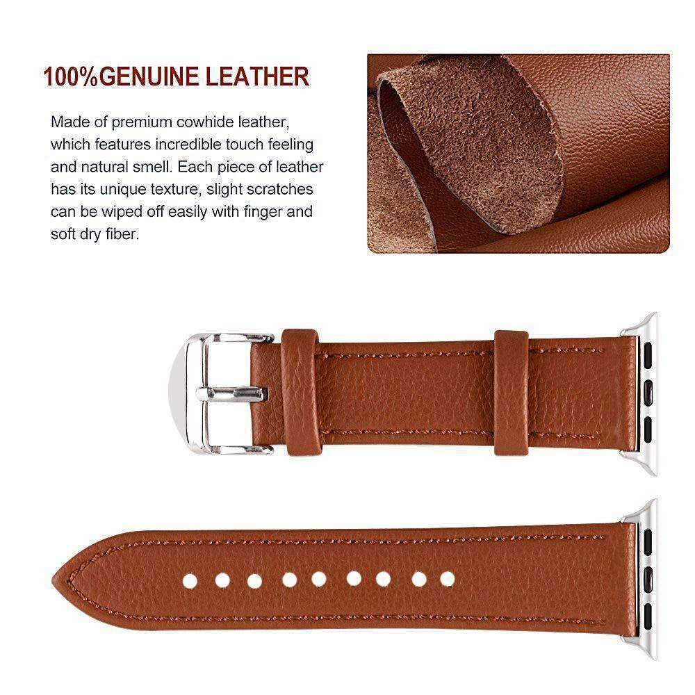 Genuine Leather Adaptor Connector Clasp Sports Bracelet Series 7 6 5