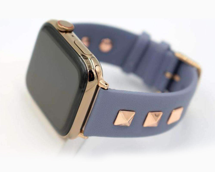 Punk Studded Leather Rivets studs Design fits iWatch, Series – www ...
