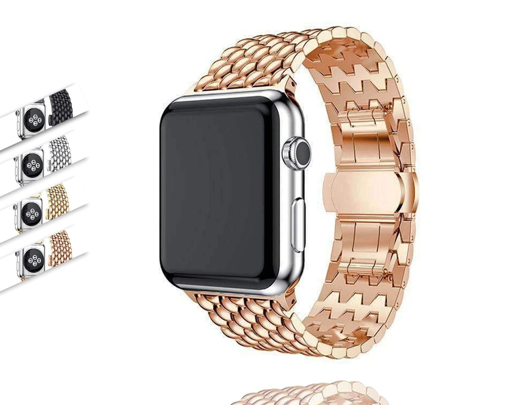 Apple Apple Watch men women shiny stainless bling metal steel 38 40 42 44 mm