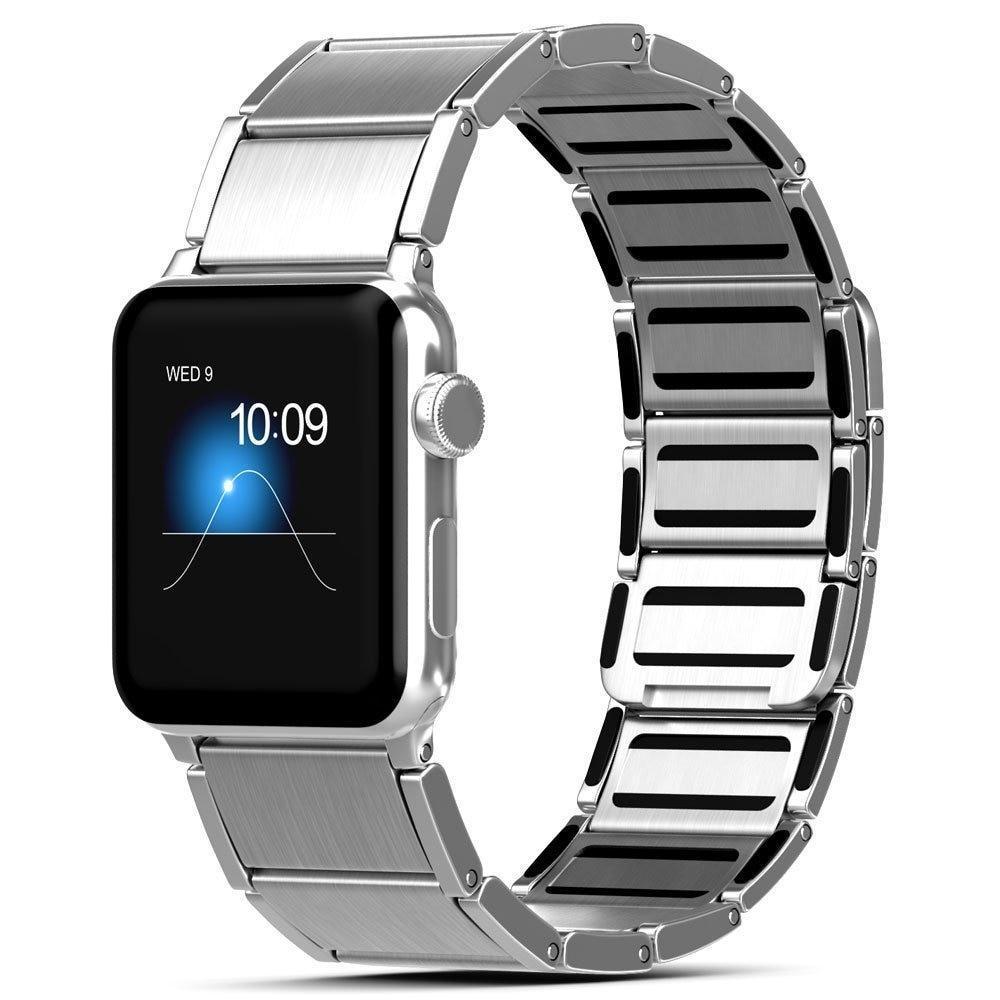 Apple Apple Watch Series 5 4 3 2 Band, Luxury Apple Watch band, Stainless Steel Magnetic Loop Strap, 38mm, 40mm, 42mm, 44mm