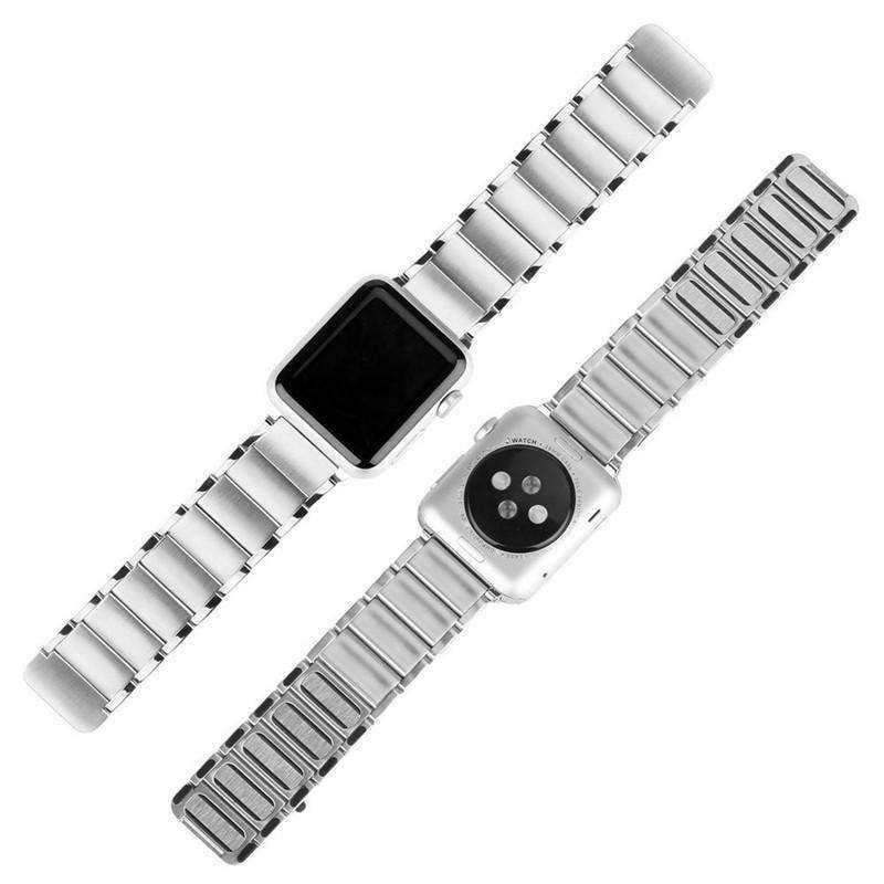 Apple Apple Watch Series 5 4 3 2 Band, Luxury Apple Watch band, Stainless Steel Magnetic Loop Strap, 38mm, 40mm, 42mm, 44mm