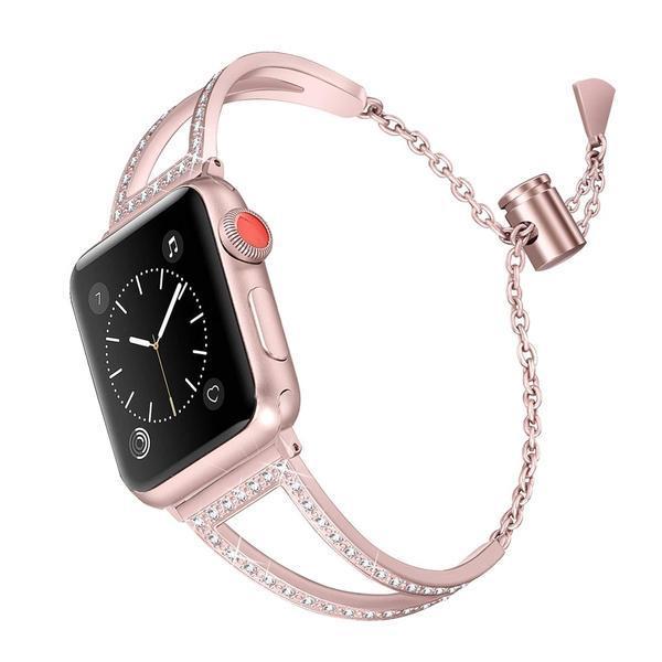 Pink Sand Apple Watch 40mm Band Rose Gold Rose Gold Apple Watch