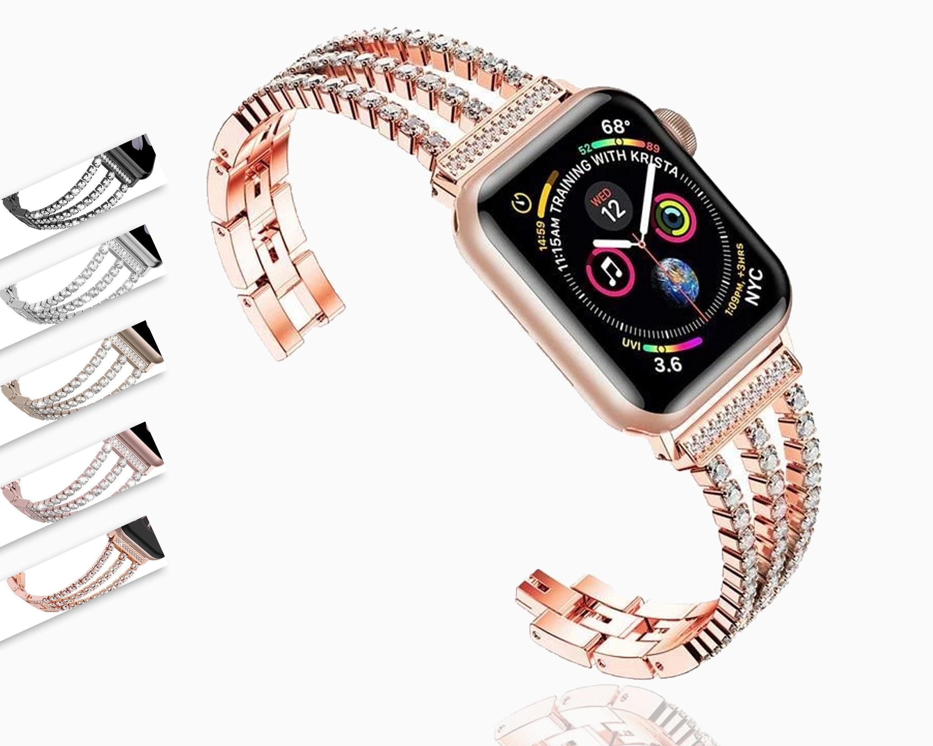 Diamond Apple Watch Band Series 38mm Women's Diamond Watch
