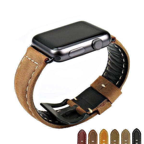 Apple Apple Watch Series 5 4 3 2 Band, Vintage Apple watch Band Tooled Leather iWatch Bracelet  42mm 38mm 38mm, 40mm, 42mm, 44mm
