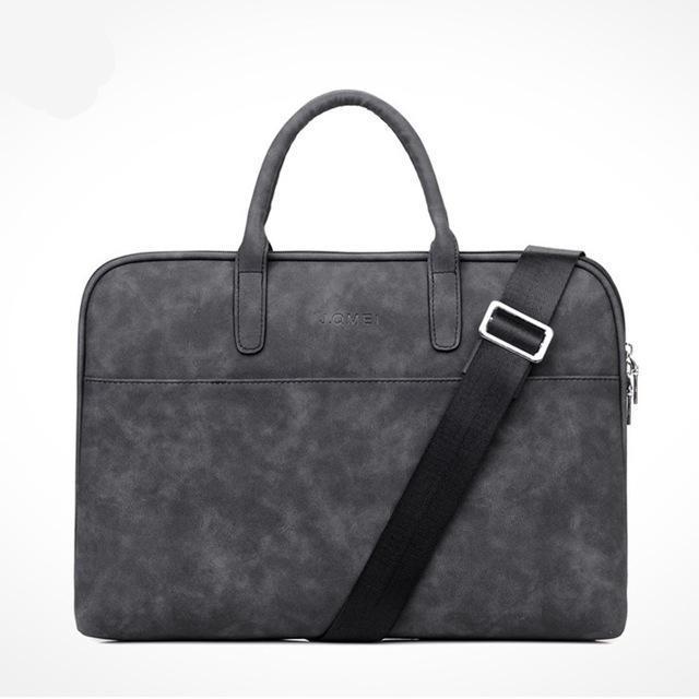 Apple Black / 13" Fashion Waterproof Scratch-resistant Laptop Briefcase 13 14 15 inch Notebook Shoulder Bag Carry Case For women and men