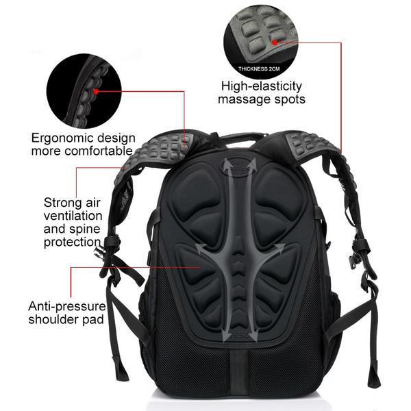 Apple Black / 15 inch   32X22X47cm Brand Laptop Backpack Men's Travel Bags 2019 Multifunction Rucksack Waterproof Oxford Black Computer Backpacks For Teenager