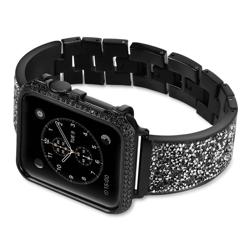 Luxury Designer Apple Watch Bling Diamond Fashion Band Crystal Strap