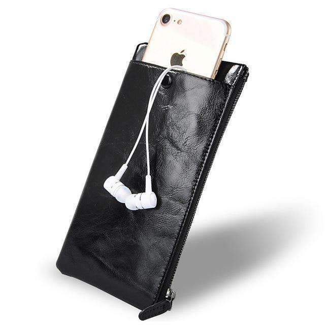 Apple Black / Fast USA Shipping Universal Wallets Genuine Leather Handbag Bag For iphone 7 7 Plus 5 SE 6 6s Plus Case For Samsung Fashion