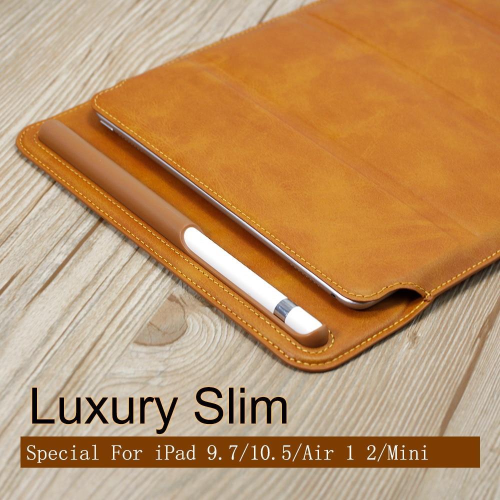 Luxury Soft Leather Pencil Case