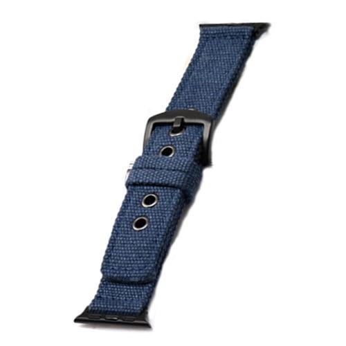 Apple blue    Black buckle / 38mm/40mm Sport Nylon strap for apple watch 4 44mm 40mm iwatch band 42 mm 38mm watchband  bracelet apple watch 3 2 1 Accessories US Fast Shipping
