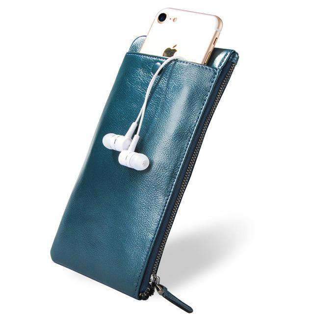 Apple Blue / Fast USA Shipping Universal Wallets Genuine Leather Handbag Bag For iphone 7 7 Plus 5 SE 6 6s Plus Case For Samsung Fashion