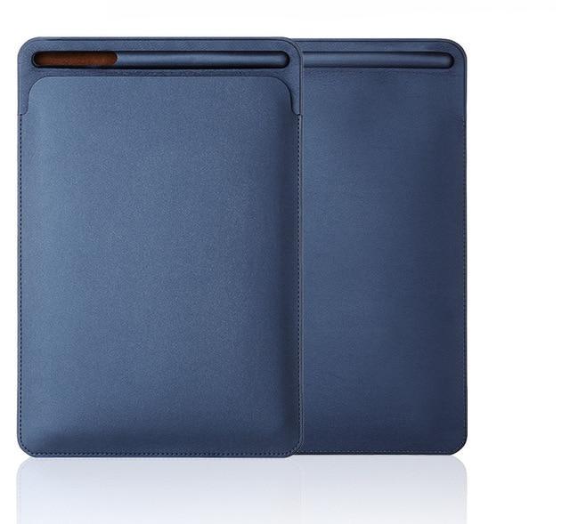Apple Blue iPad air fits 9.7 10.5 case sleeve Pouch Bag Cover with Pencil Slot
