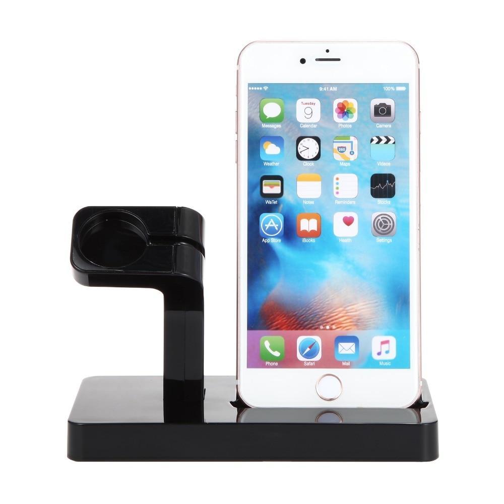 Apple Charging Dock Stand Holder For Apple watch band 4 42mm 38mm iwatch 44mm 40mmIPhone X 87 7/8 Plus 6S plus charger station