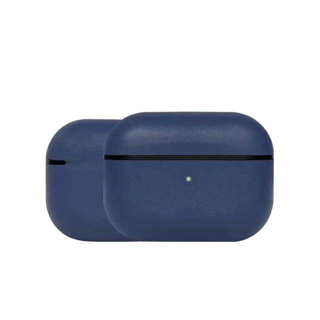 Apple China / Blue For AirPods Pro Genuine Leather Earphone Protective Case Skin Cover Hot Against Bumps Super Thin Shockproof For AirPods Pro on AliExpress