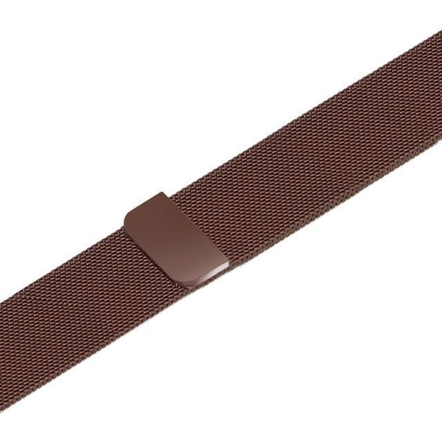 Apple Coffee / 38mm / 40mm Magnetic Milanese Loop Bracelet for Apple Watch Series 6 5 4 Watchband