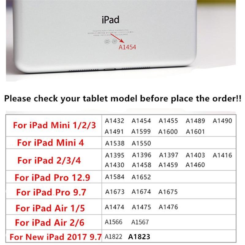 Apple For iPad 9.7 2017 2018 Case A1893 Silicone Soft Back Marble PU Leather Smart Cover for iPad Air 2 1 Pro 10.5 Mini 1 2 3 4 Funda