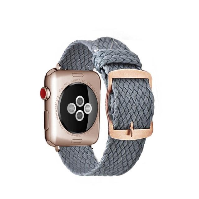 Apple Gary Rose / 44mm Apple Watch Series 5 4 3 2 Band, Soft Breathable Nylon Polyester Watch, Sport Bracelet Strap for iWatch 38mm, 40mm, 42mm, 44mm