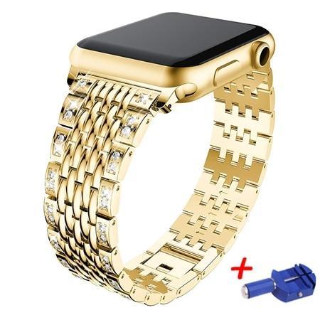 Apple Watch Bling Women Band steel Premium Crystals rhinestone