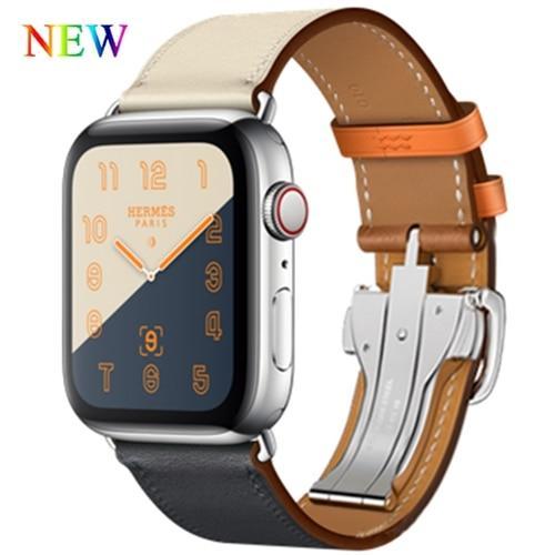 Apple Watch Strap, Apple Watch 42mm 44mm x Hermes Leather Watch