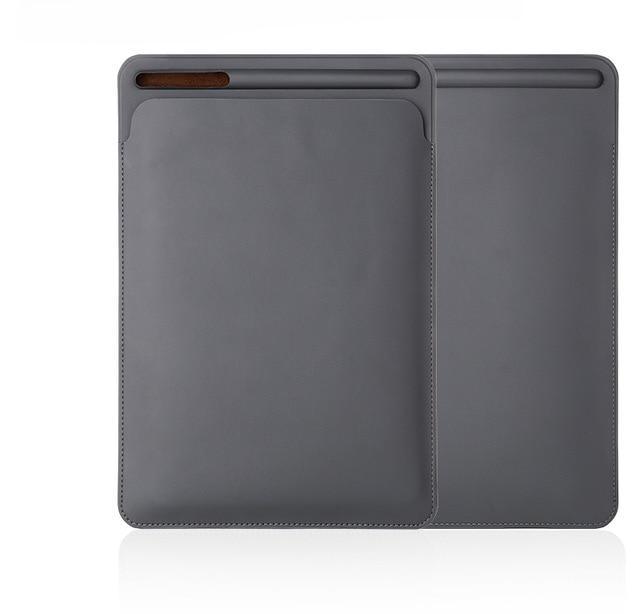Apple Gray iPad air fits 9.7 10.5 case sleeve Pouch Bag Cover with Pencil Slot