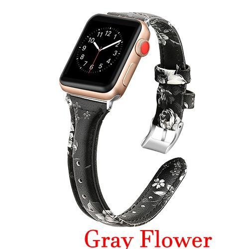 Apple Gun metal Black / 42mm 44mm AW Pulseira strap For apple watch band iwatch 4 3 42mm 38mm 44mm 40mm correa for apple watch band leather Bracelet Accessories, USA Fast Shipping