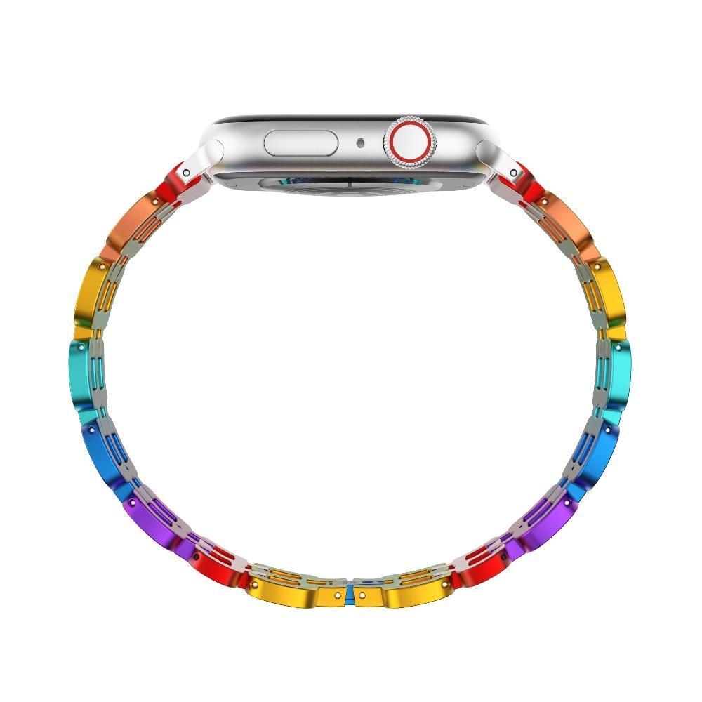 Lane and Lucia Mod Rainbow 38mm/40mm Black Apple Watch Band - Society6