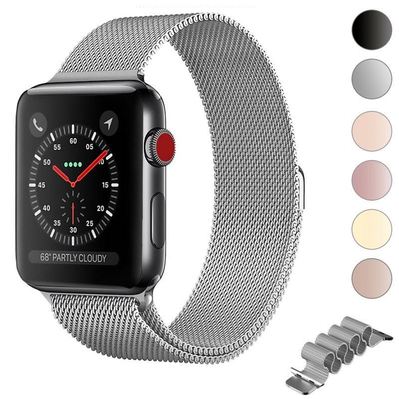 Stainless Steel Apple Watch Strap for Apple Watch 3-6 SE
