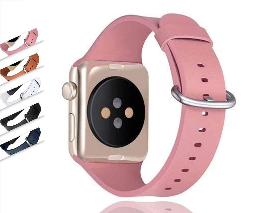 Apple Minmalist simple Leather strap for apple watch band 42mm/38mm/44mm/40mm bracelet wrist belt for iwatch series 4/3/2/1 US Fast shipping