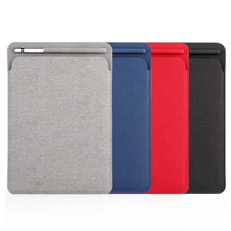 Apple NEW iPad Pro 10.5 11 Linen finish Sleeve Case bag  for A1980  with pencil holder