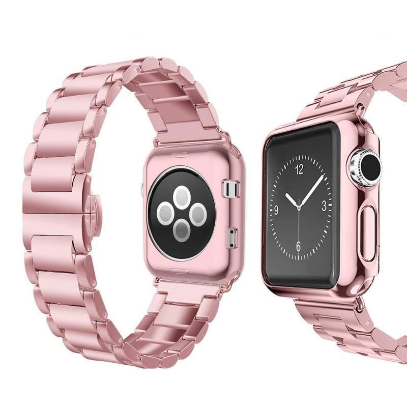 Luxury Case Bundle Set, Stainless Steel Strap Bracelet Series