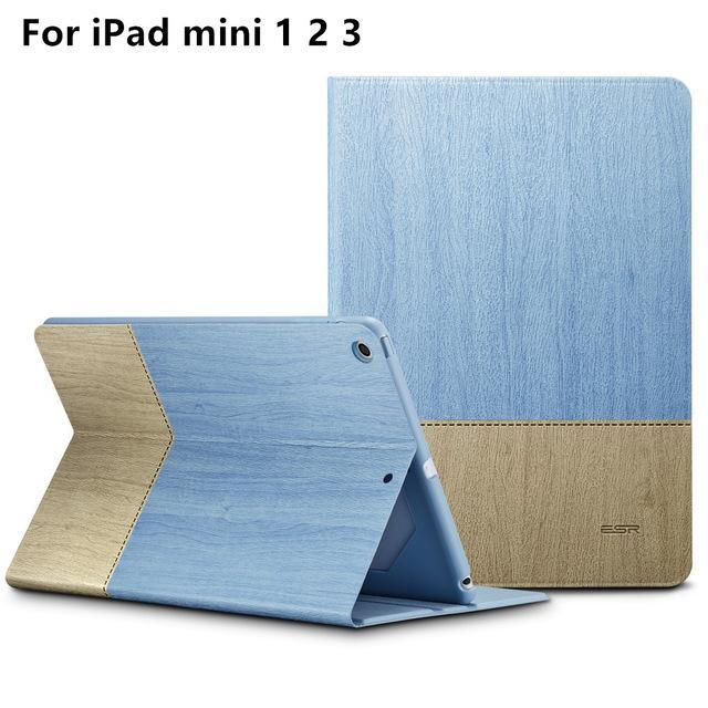 Apple Sky bule-Mini 1 2 3 Case for iPad Mini 5 2019 mini 4 3 2 1 Case Oxford Cloth Back Trifold Stand Auto Sleep/Wake up Smart Cover for iPad Mini 5