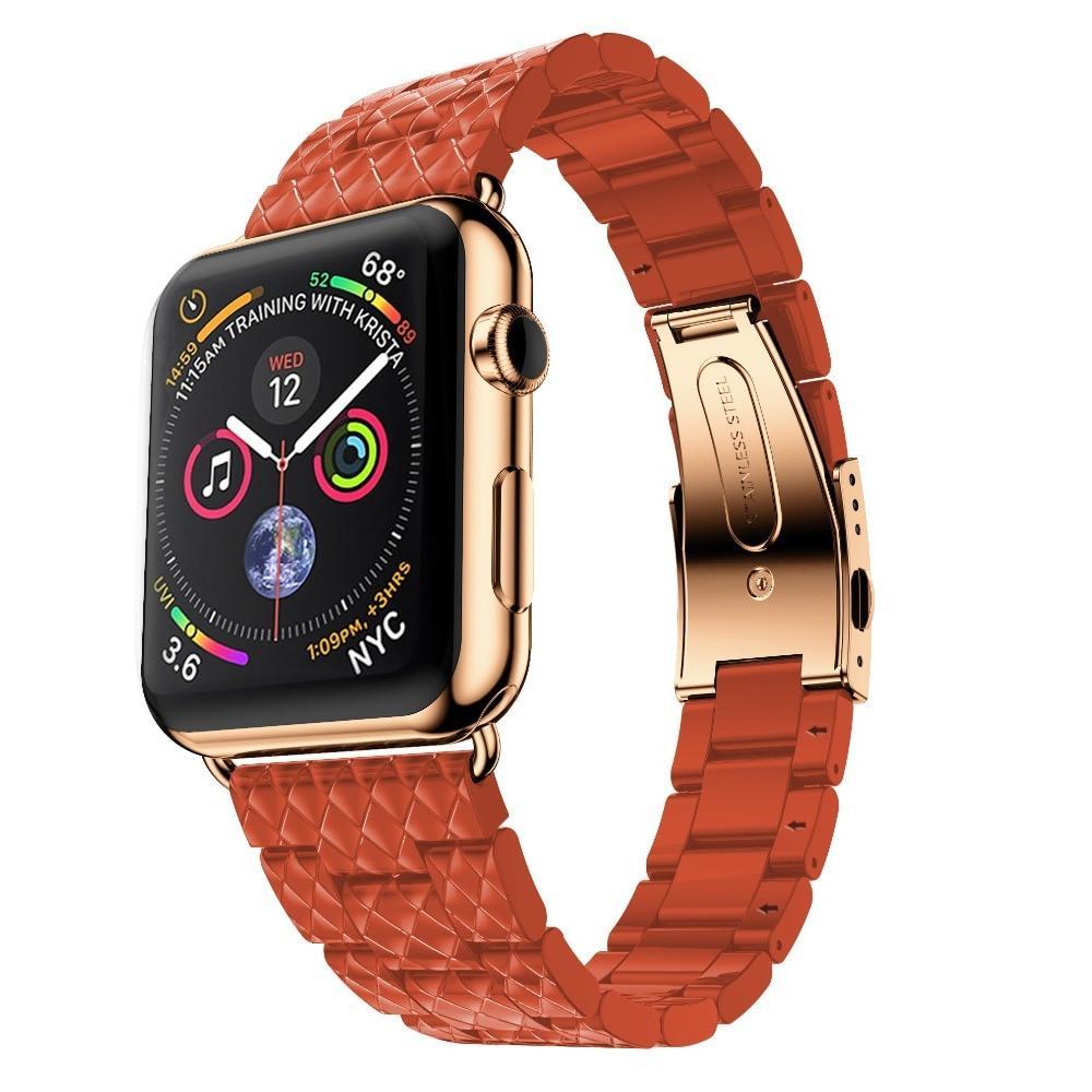 Apple Strap For Apple Watch band 4/3 42mm 38mm iwatch band apple watch 4 44mm 40mm faux resin ceramic Link bracelet belt watch Accessories - USA Fast Shipping