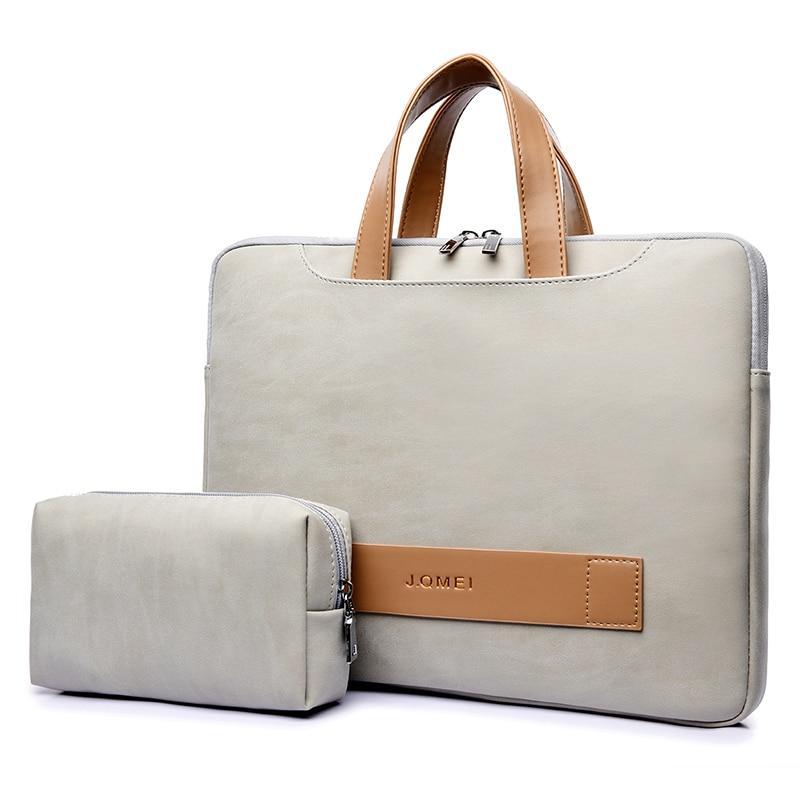 Women's Briefcase Computer 14 inch Bag For Macbook Air Leather