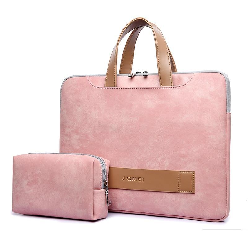 Apple Waterproof  PU Leather Laptop bag case casual Laptop bag for women 13 13.3 14 15 15.6 inch for Macbook pro case for men 2018